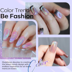 Modelones aimant inclus pour l'art des ongles, créer des effets variés.