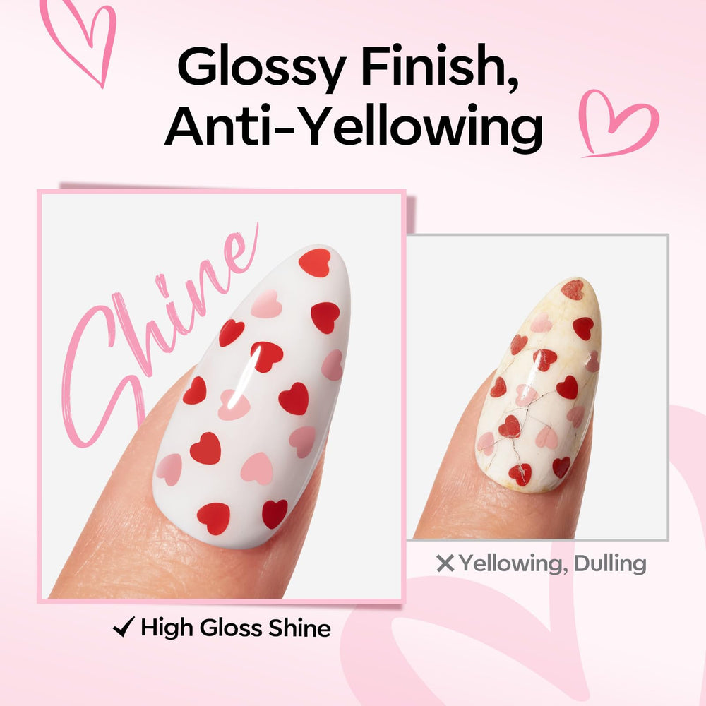 Modelones Nail Art Coeurs Gel en Action, création rapide et personnalisée.