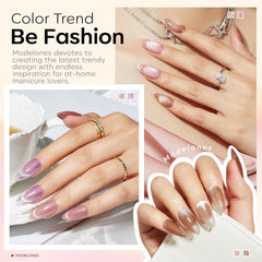 Modelones nude pink brown cat-eye, nuance polyvalente pour tous les styles.