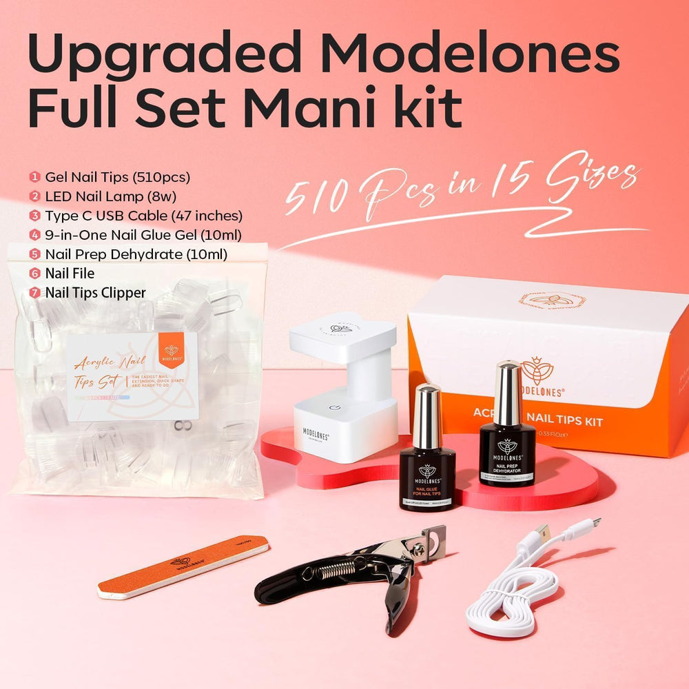 Modelones Ongles Almond Extra-Short: embouts courts et discrets