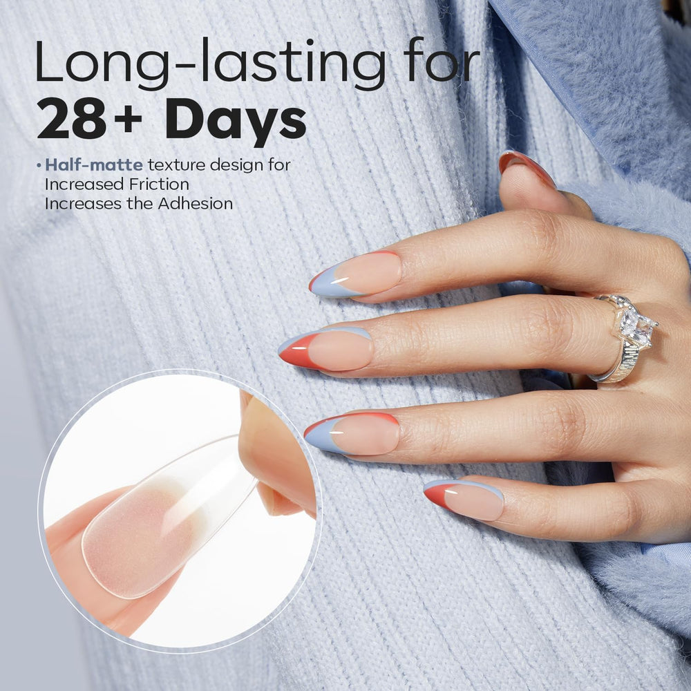 Modelones ongles amande résistants pour extension fiable et durable.