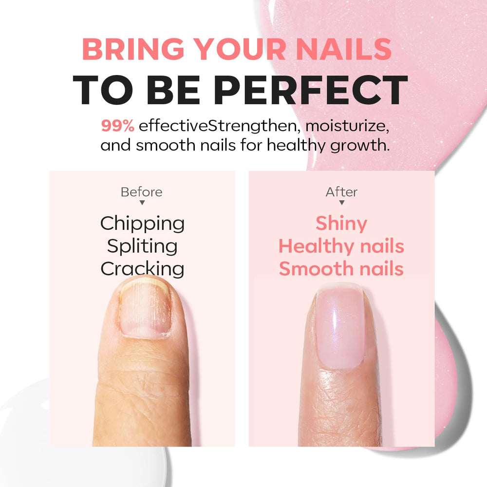 Modelones ongles endommages - produit renforcant visible pour resultat discret