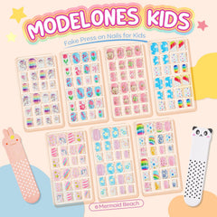 Modelones motifs papillon et licorne avec paillettes pour un effet féérique.