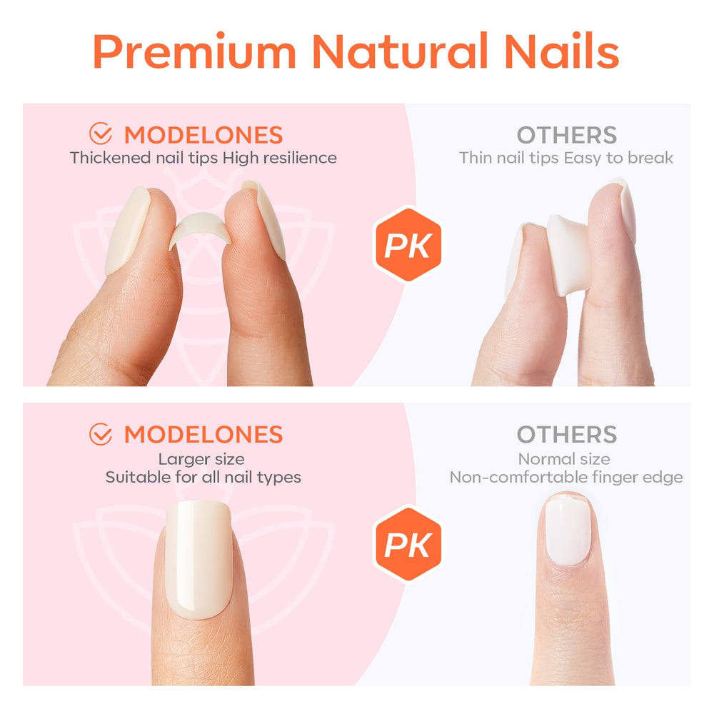 Modelones ongles réutilisables et durables pour plusieurs applications.