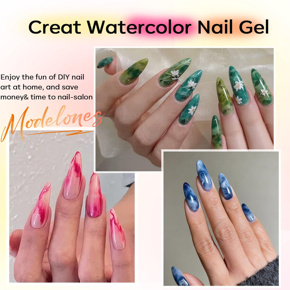 Paillettes et brillants du kit Modelones pour art des ongles.