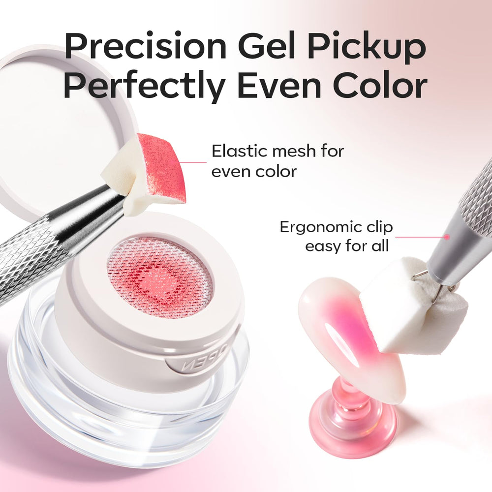 Protections d’ongles en forme de U pour protéger l’ongle pendant la pose.