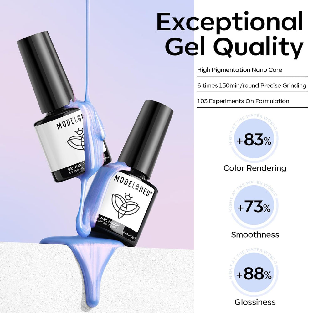 Modelones Pearl Gel sans cruauté et certifié matières non toxiques
