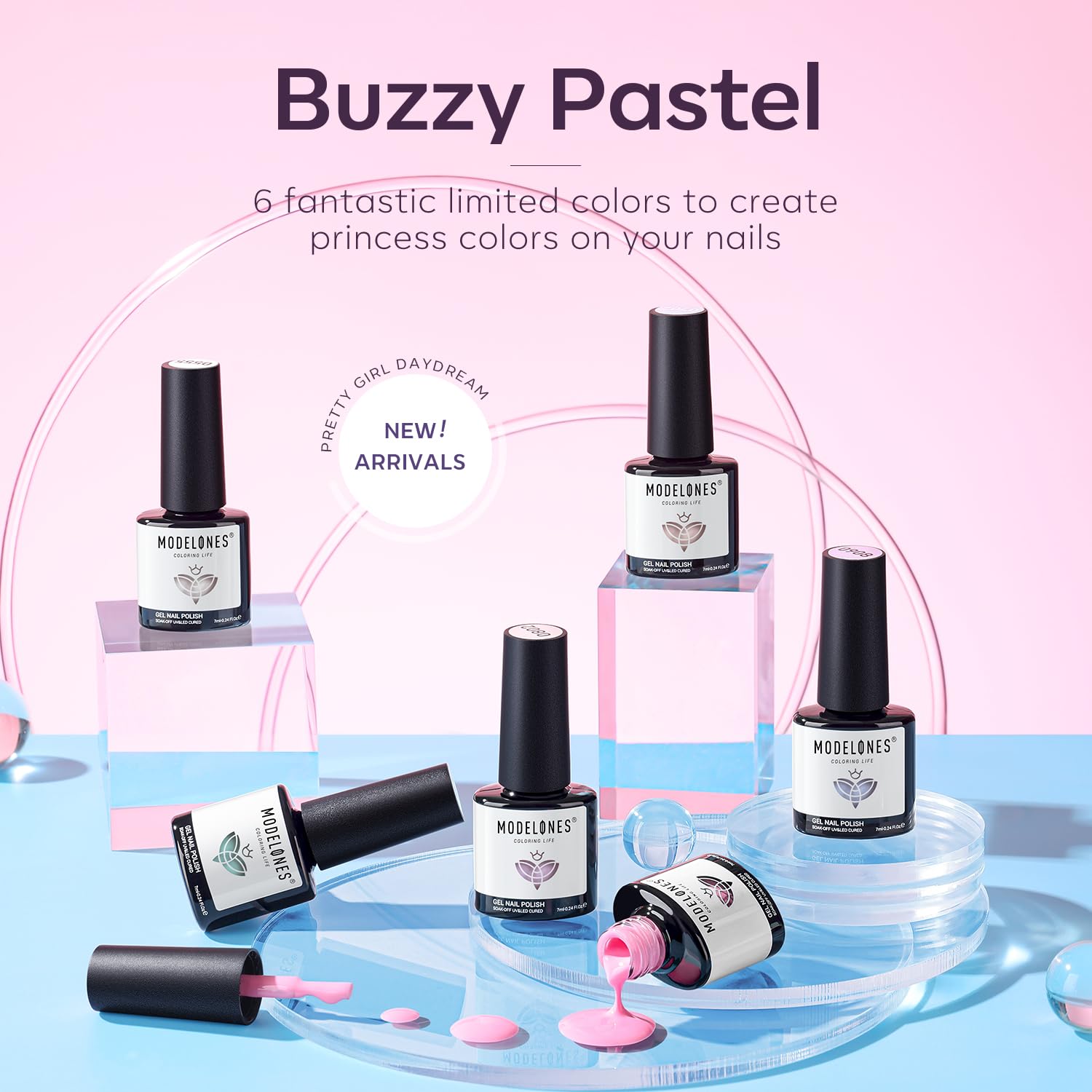 Modelones pinceau liner art nail: outil précis pour dessins fins et motifs.