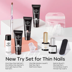 Modelones poly gel base coat bottle for strong adhesion and shine.