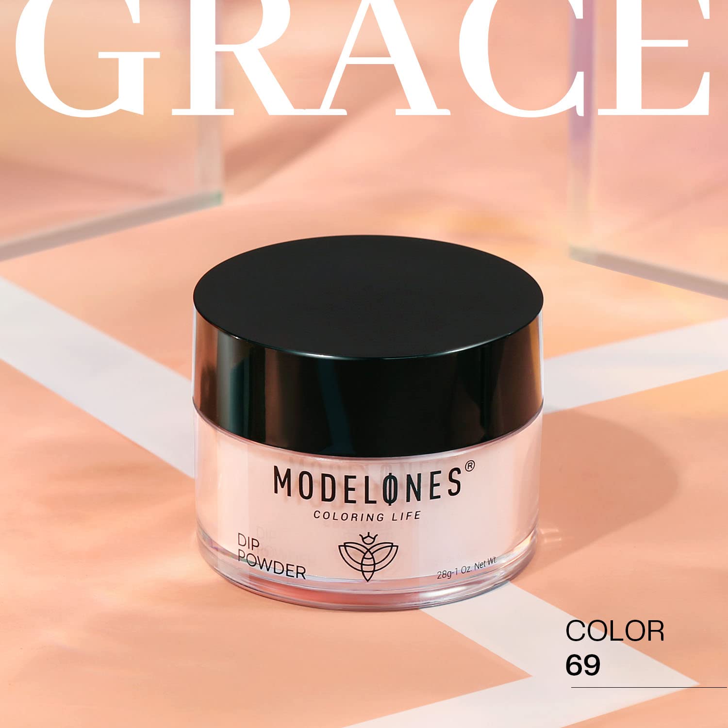 Modelones pot 1oz, grande capacité pour multiples manucures