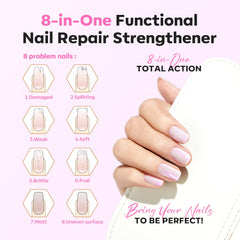Modelones remplisseur-ridures-ongles, lisse les irrégularités pour un rendu uniforme.