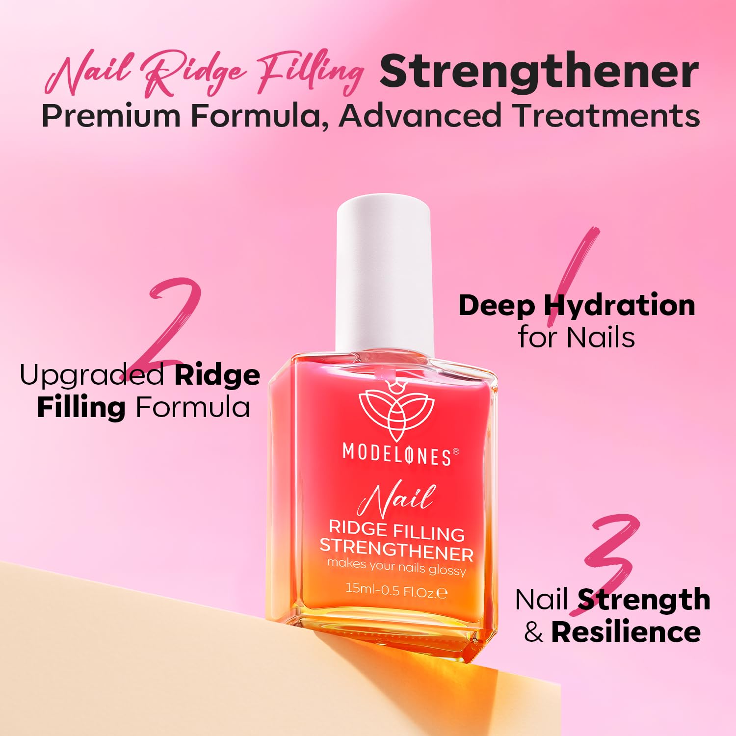 Modelones renforceur ongles – coffret cadeau élégant pour une manucure soignée.