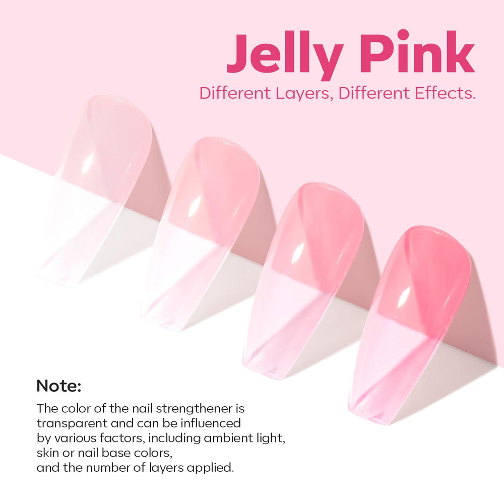 Modelones renforceur ongles – ridages estompés et surface lisse après application.