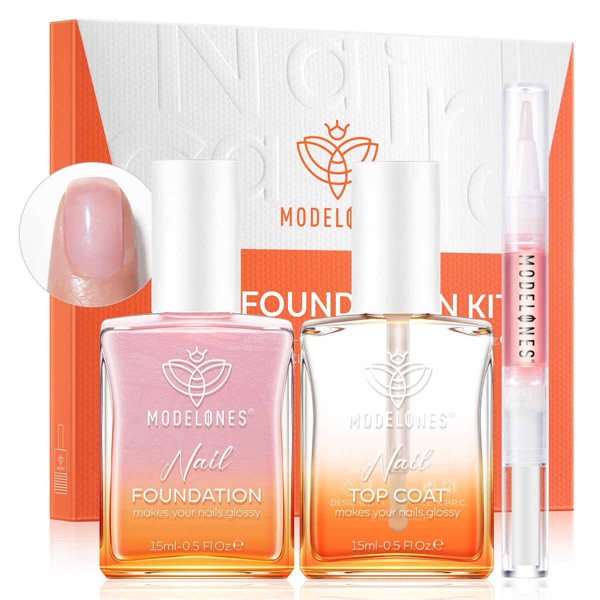 Modelones renforcement ongles fragiles avant apres pour renforcer les ongles