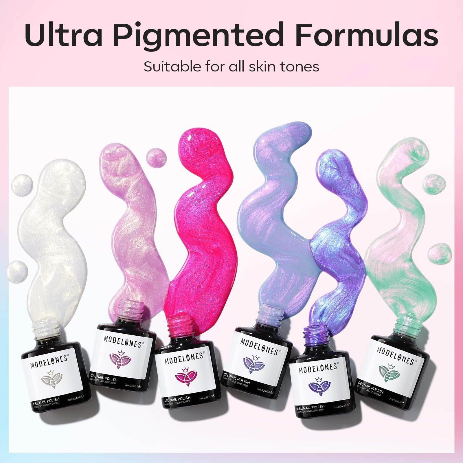 Modelones Pearl Gel sechage rapide pour une pose efficace