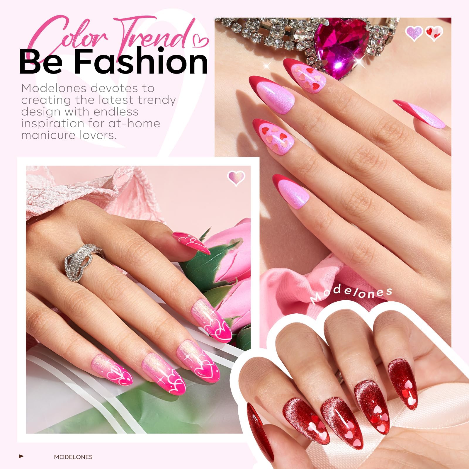 Stylo bois Modelones pour positionner cœur et paillettes avec précision