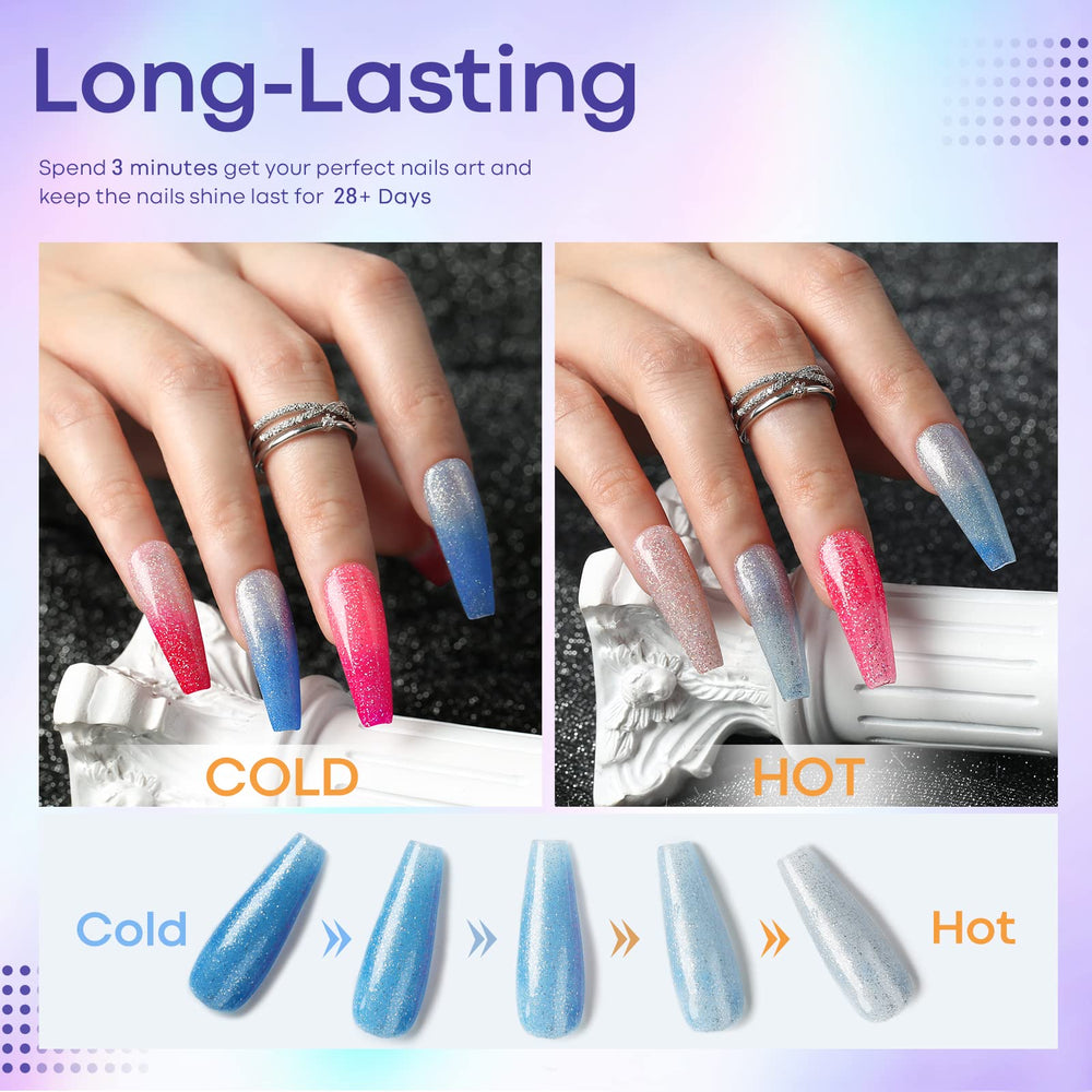 Modelones technologie Inspire Gel prolonge la tenue et la brillance.