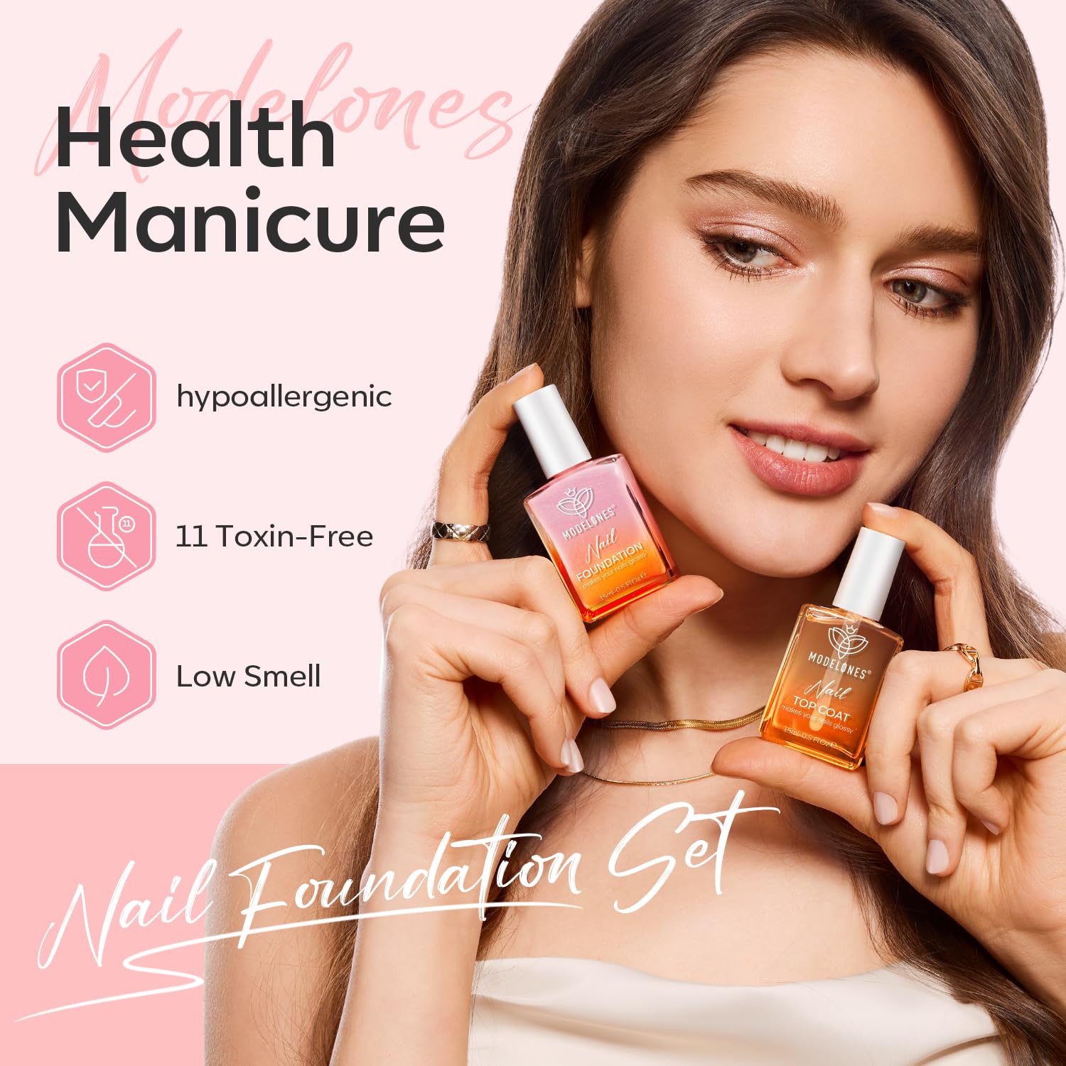Modelones format compact à emporter pour soins des ongles en déplacement