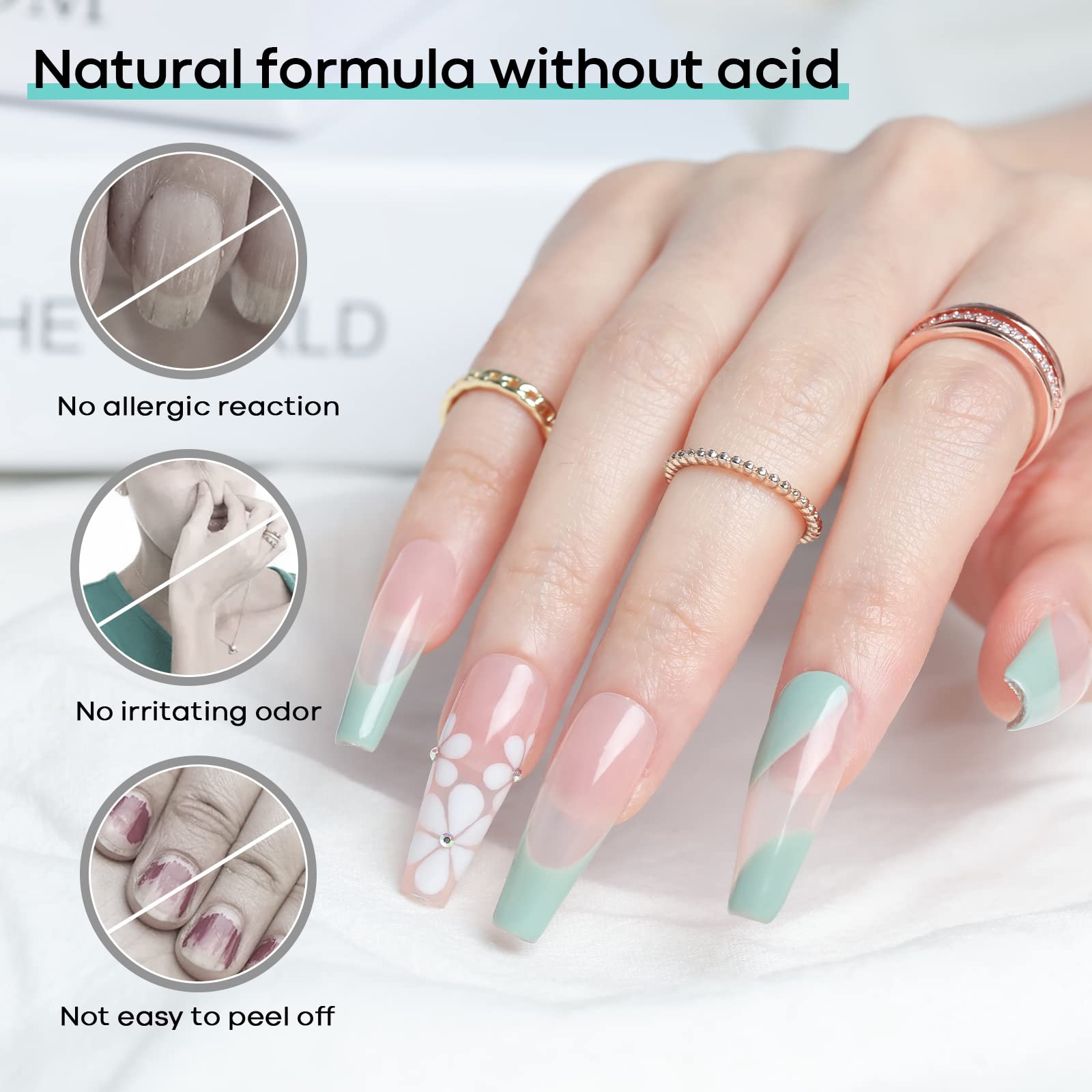 Modelones utilisation pré-vernis: prépare et prolonge la tenue.