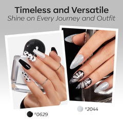 Modelones Vernis Gel argent – effet œil-de-chat élégant et moderne.