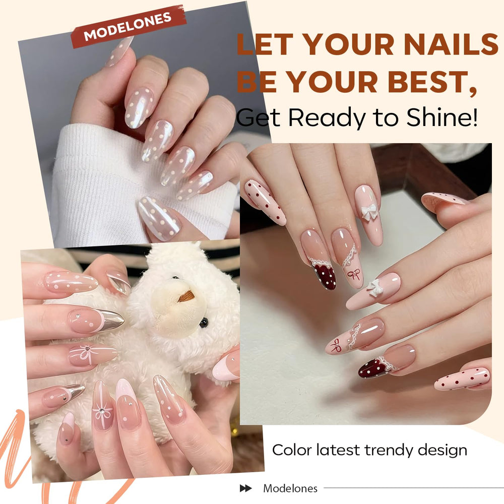 Modelones vernis gel blanc neutre dans sa bouteille, pour un fini clair et propre.