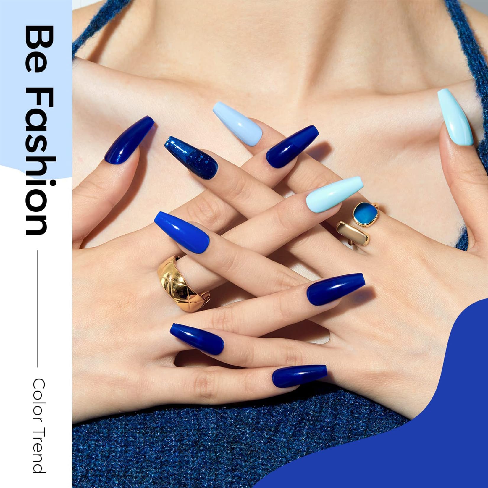 Modelones vernis gel bleu ciel offre une nuance douce et rafraîchissante.