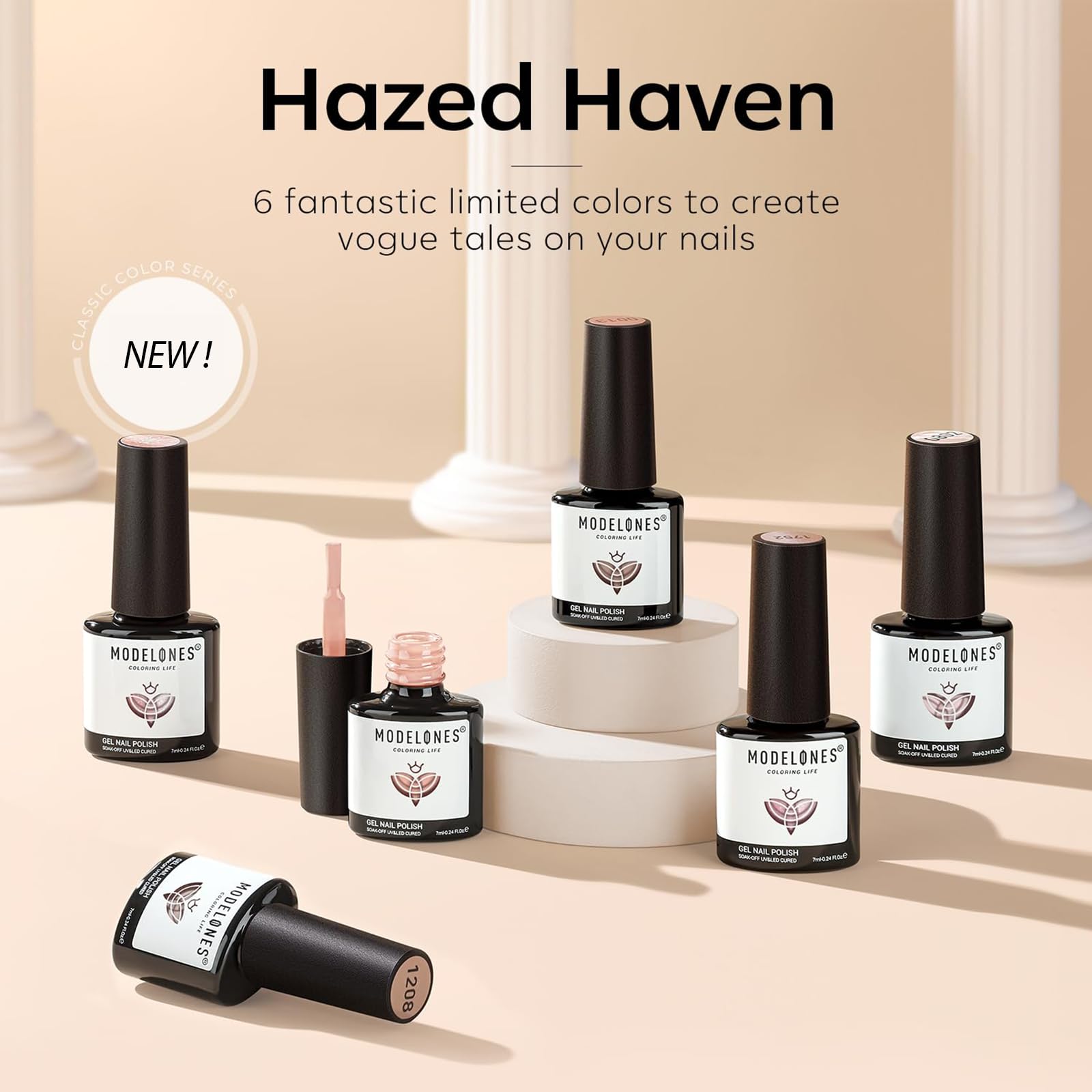 Modelones vernis gel design avec fenêtre couleur – trouvez rapidement votre teinte