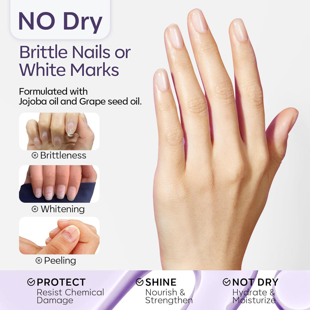 Modelones vernis gel dissolution rapide pour un retrait efficace.
