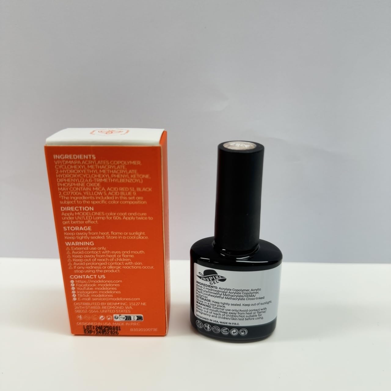 Vernis gel Modelones durable 28 jours, tenue durable et sans peeling.