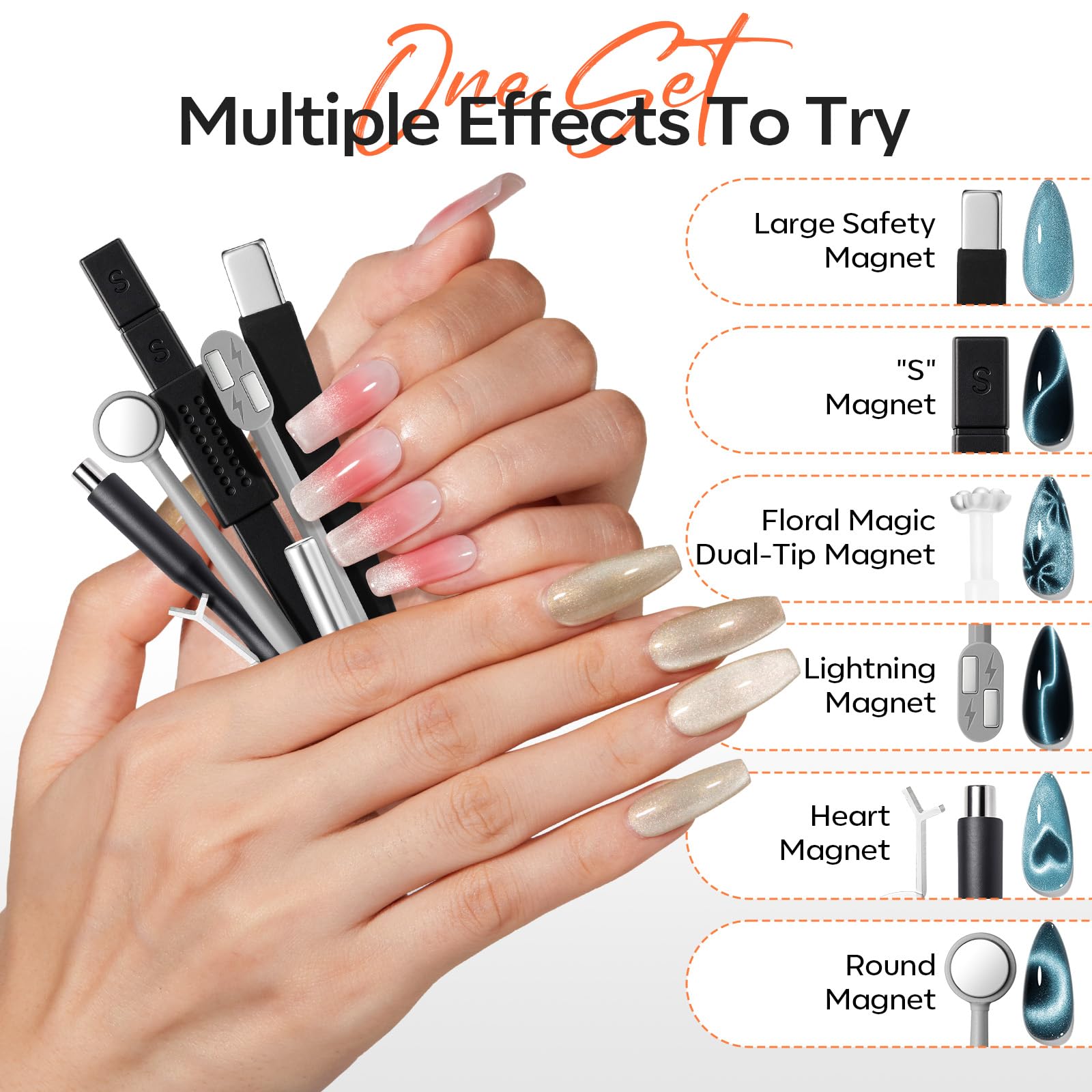 Modelones vernis-gel en mouvement pour tester rapidement