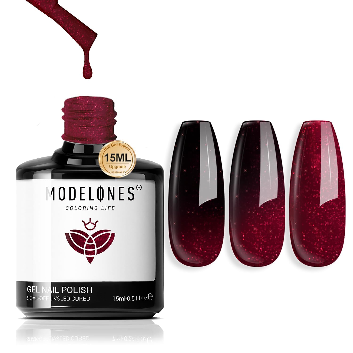 Modelones vernis gel coffret Valentine, idée cadeau élégante et tendance pour elle.