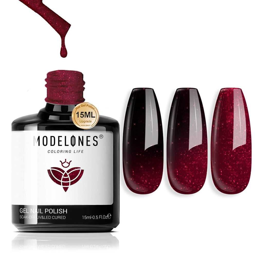 Modelones vernis gel coffret Valentine, idée cadeau élégante et tendance pour elle.