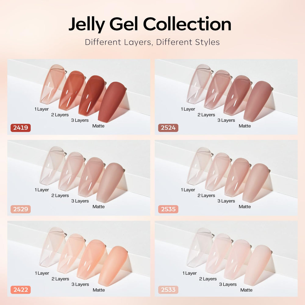 Formule à faible odeur de Modelones Jelly Gel pour une utilisation domestique agréable.