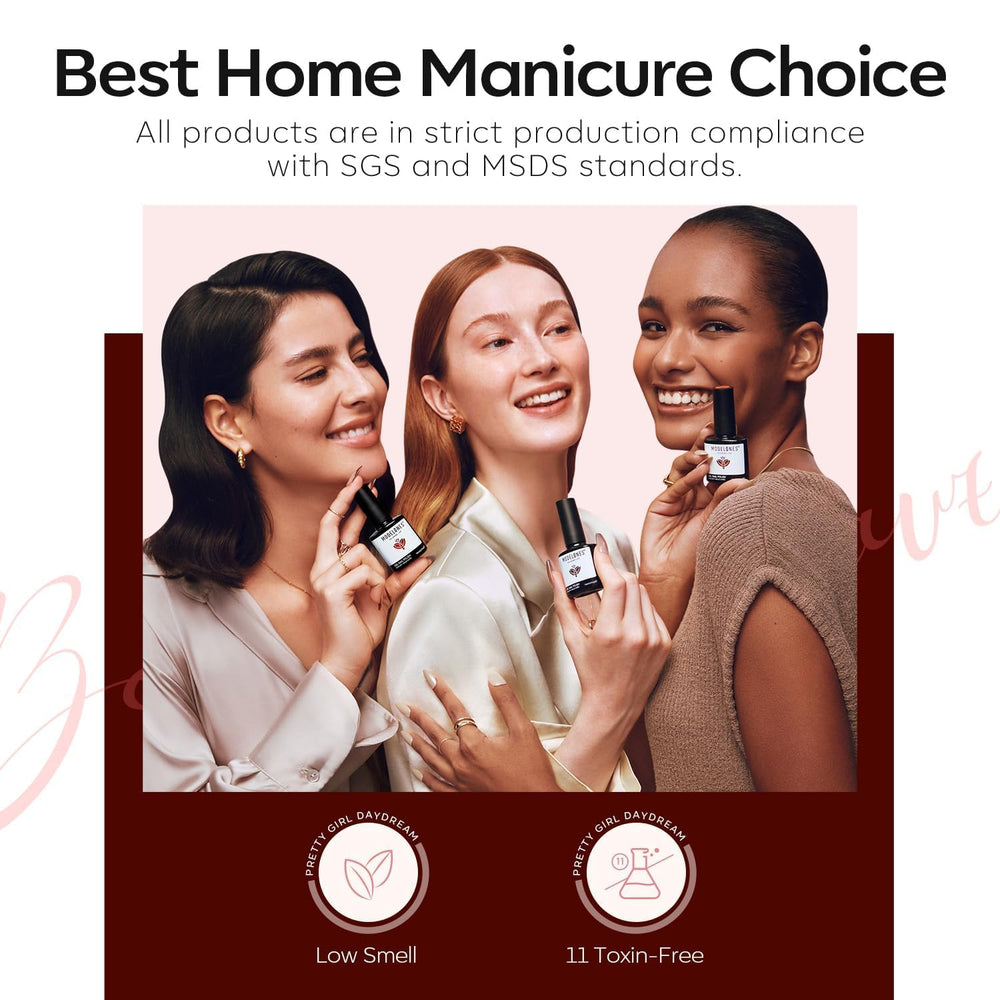 Modelones vernis gel manicure maison, cadeau idéal pour amoureux du nail art.