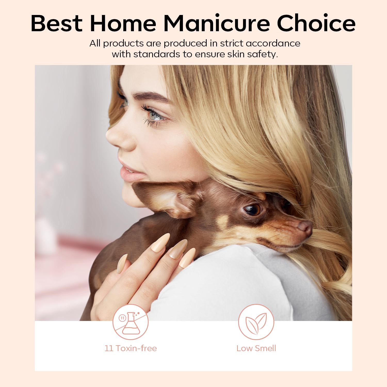 Modelones vernis gel non testé sur animaux: respectueux et sûr pour l'utilisation.