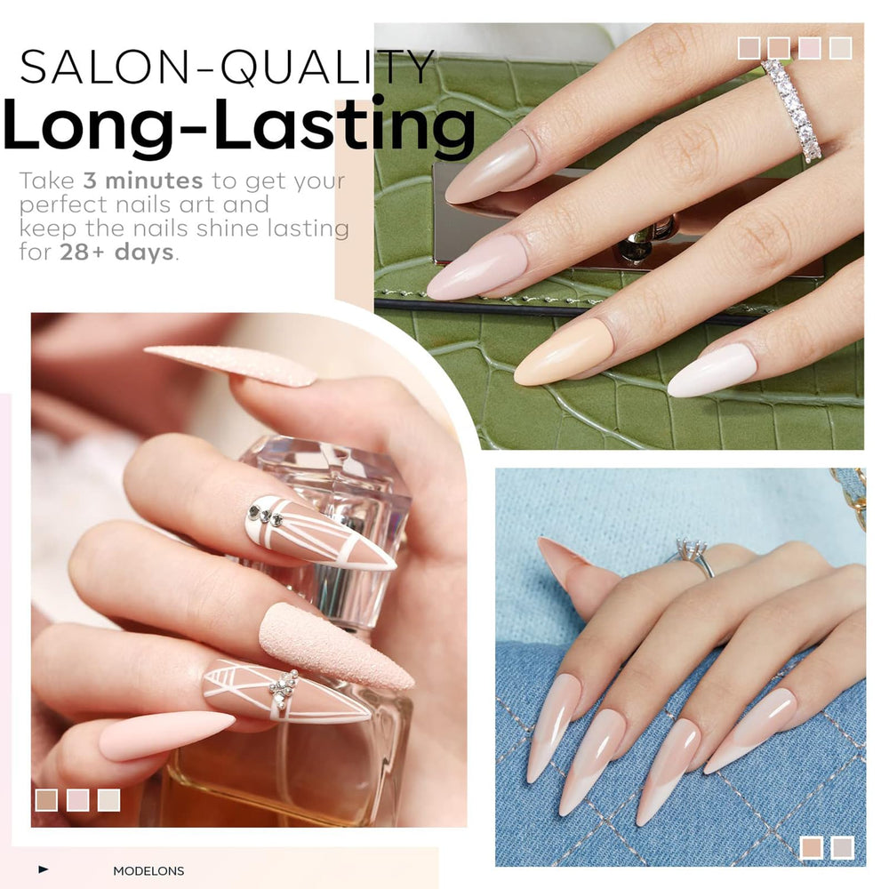 Modelones vernis nude teinte beige – texture crémeuse pour une application lisse.