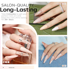 Modelones vernis nude teinte beige – texture crémeuse pour une application lisse.