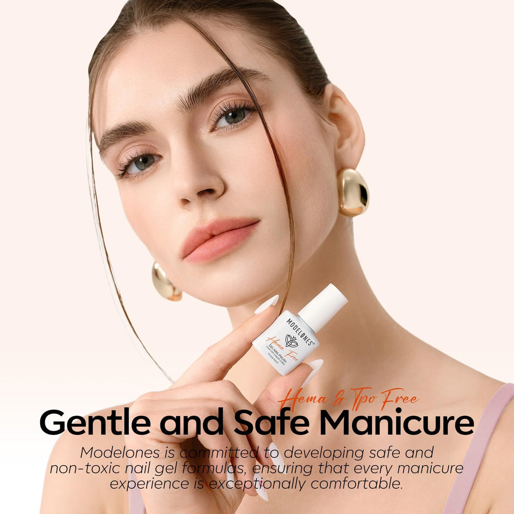 Gel nude translucide Modelones – base discrète pour nail art.