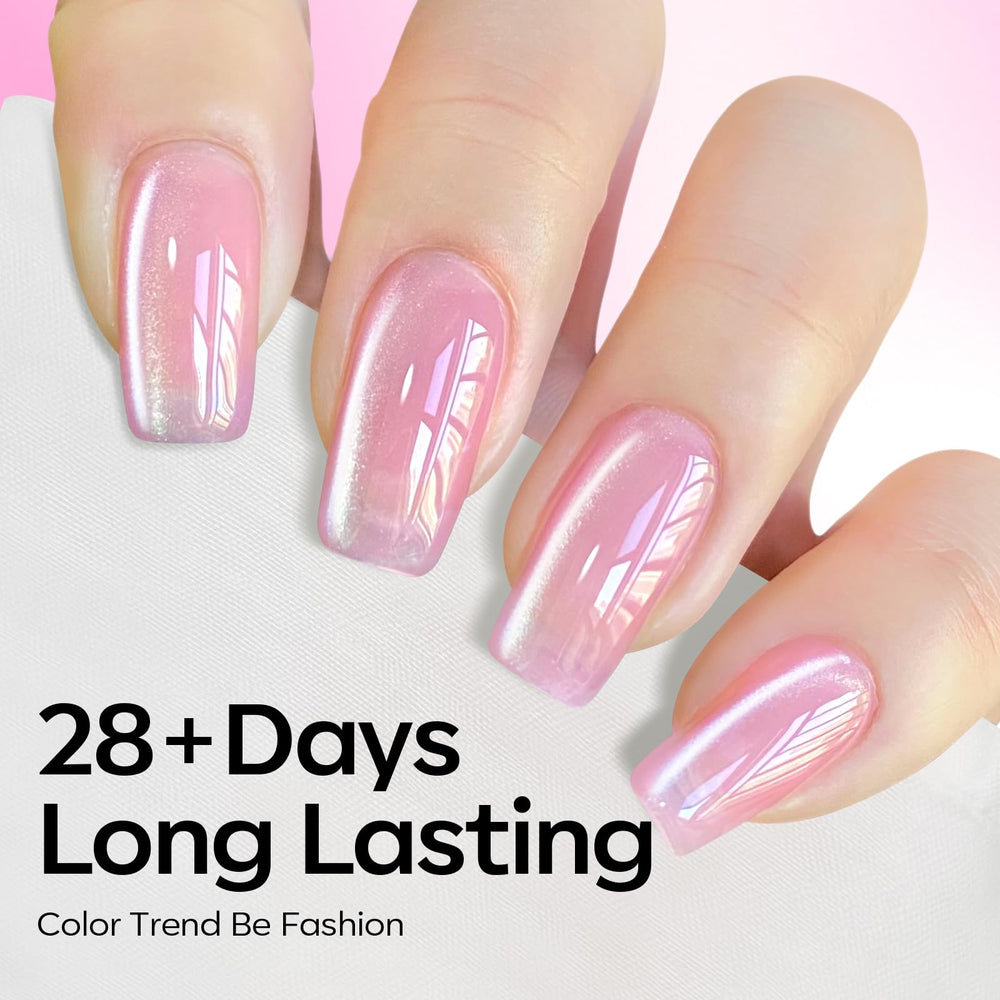 Modelones vernis gel oeil-de-chat avec affichage des couleurs pour choisir la teinte.