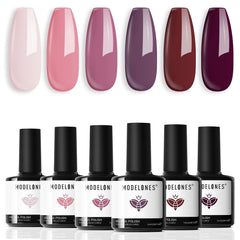 modelones vernis gel palette-couleurs échantillons variés pour manucure