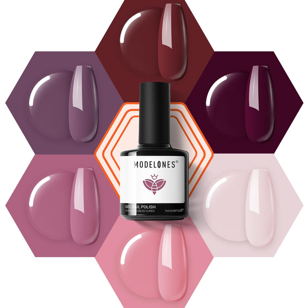 modelones vernis gel rose gros-plan montre couleur douce et durable