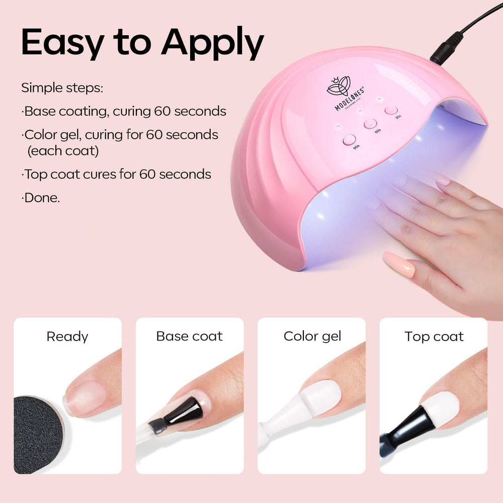 Modelones vernis gel sans toxines et sans cruauté animale.