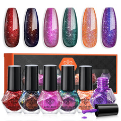 Vernis Modelones rouge brillant, tenue longue durée et brillance salon.