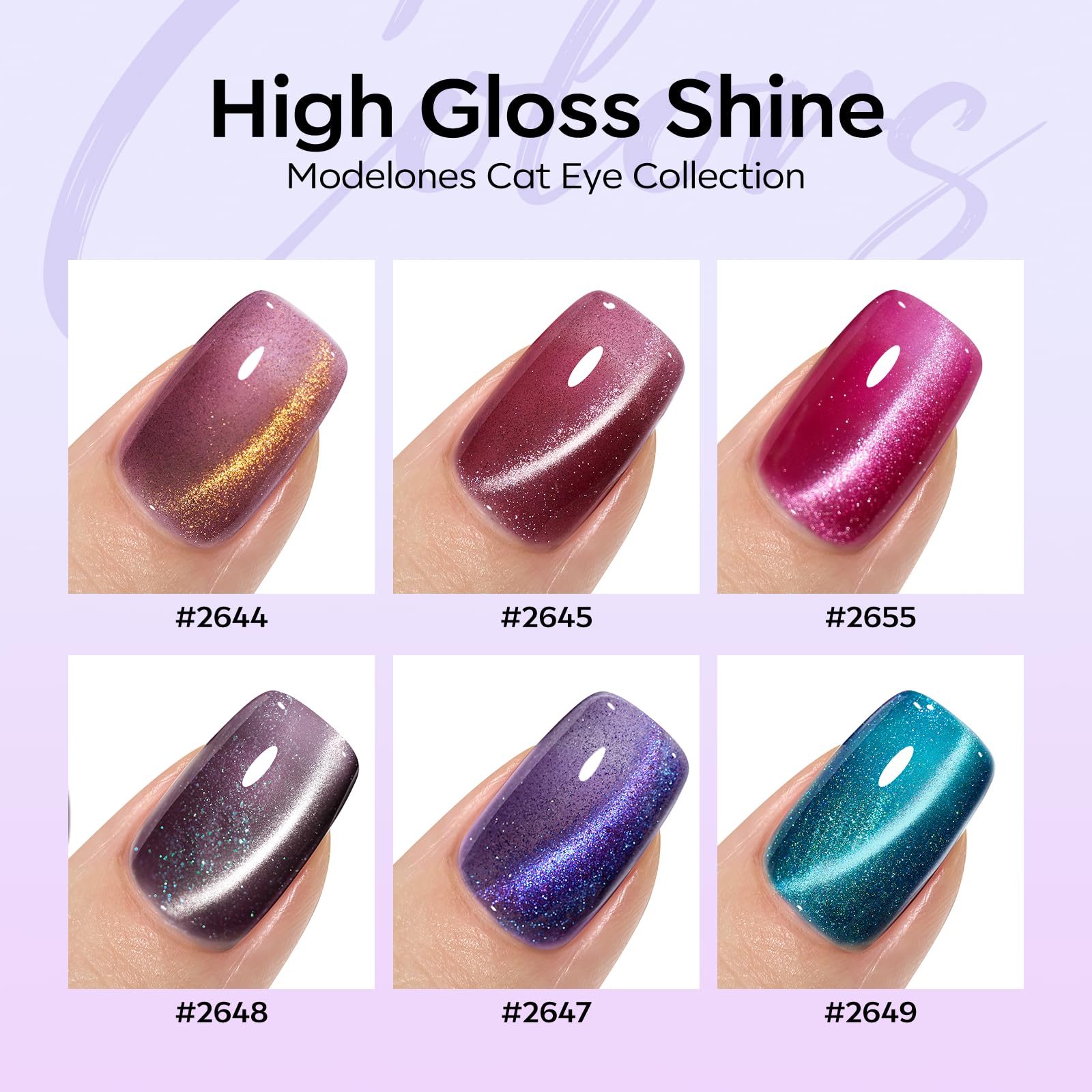 Modelones vernis œil-de-chat rose fluo, look audacieux