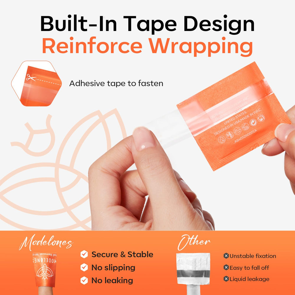 Modelones wraps temps-3-5s action rapide sur vernis en couche