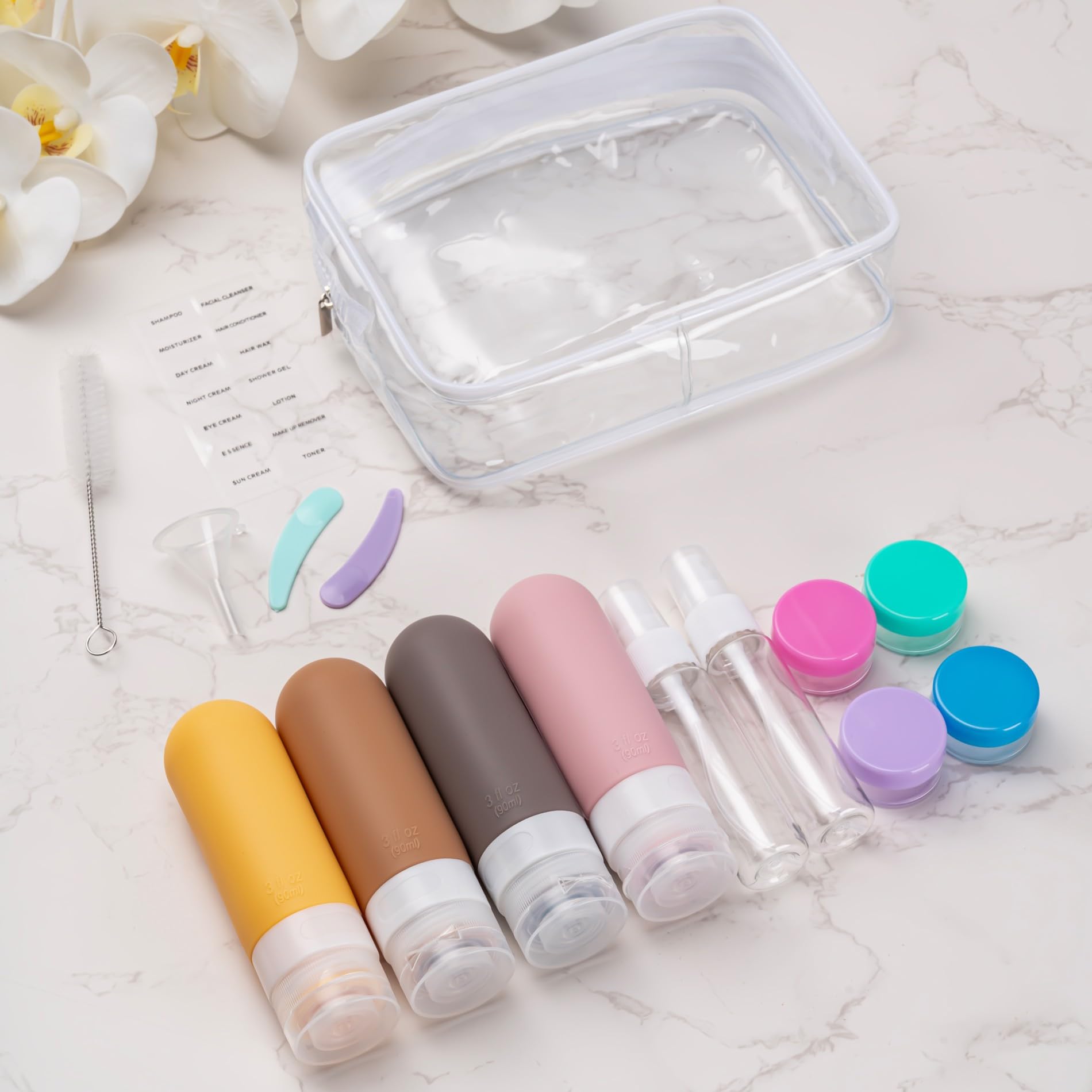 Accessoires compacts MODENGKONGJIAN pour organiser votre trousse de toilette.