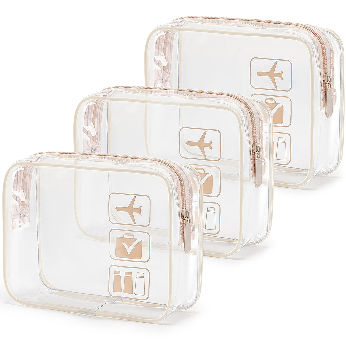 MODENGKONGJIAN sac transparent TSA approuvé, visibilité rapide lors du contrôle en cabine.