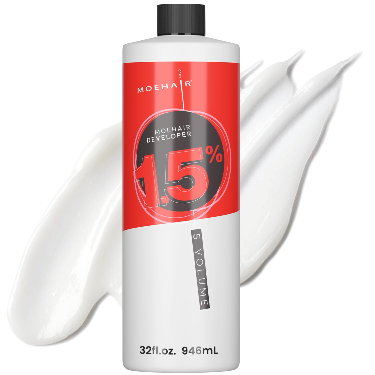 MOEHAIR Développeur Crème 5 Volume – bouteille prête à lormation pour ton léger et précis.