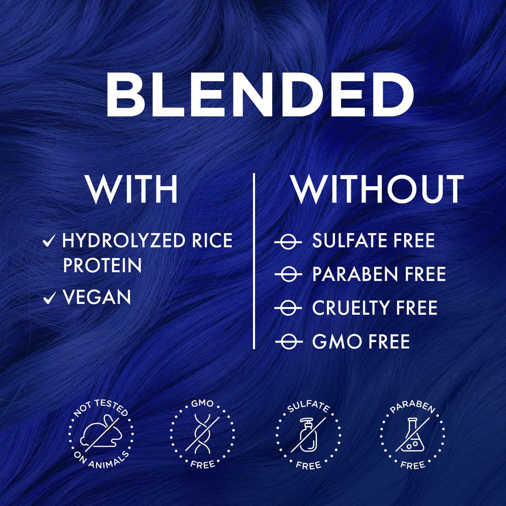 MOEHAIR Serenity Bleu – texture non lourde et tenue temporaire s’estompe après lavages.