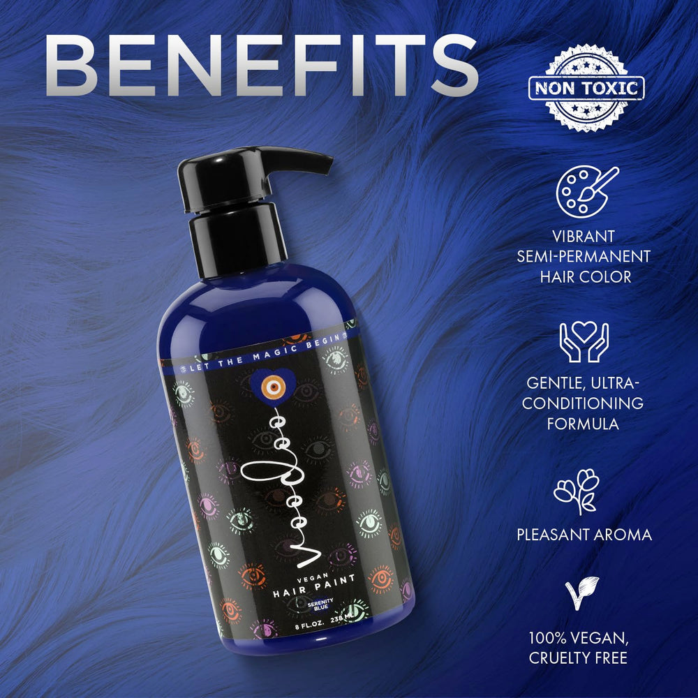 MOEHAIR Serenity Bleu – coloration inter-mélangeable avec d'autres teintes.